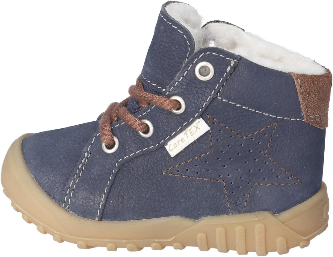 RICOSTA Mädchen und Jungen Lauflernschuhe Denny, WMS:Weit,CareTEX,terracare 20 EU Weit See Braun 180