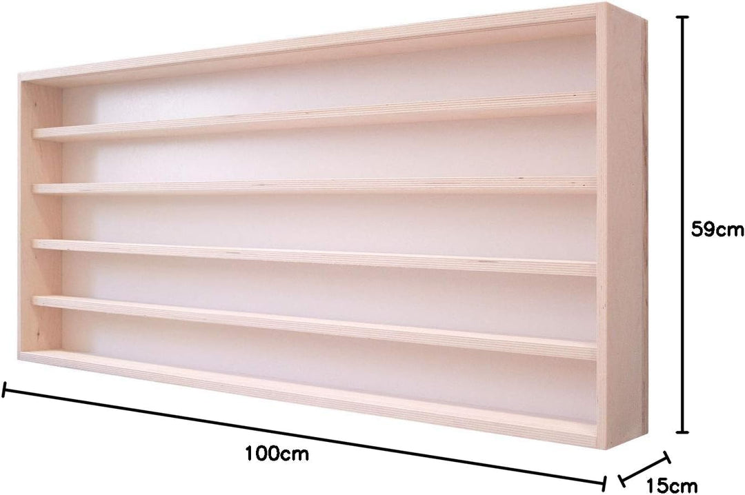 Alsino Setzkasten Holz Modellauto 1 18 Sammlervitrine Hängevitrine v-17 Masse 100 cm x 59 cm x 15 cm