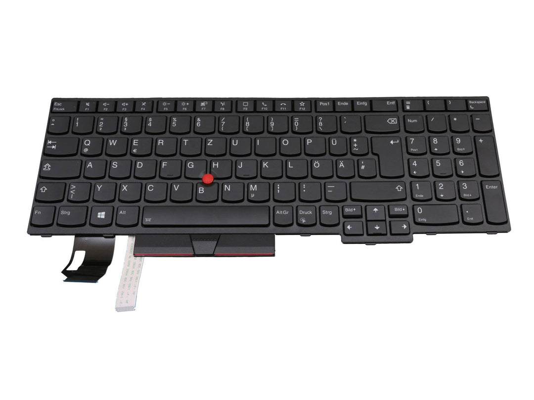 IPC-Computer Lenovo 5N20V78010 Original Tastatur DE (deutsch) schwarz/schwarz mit Backlight und Mous