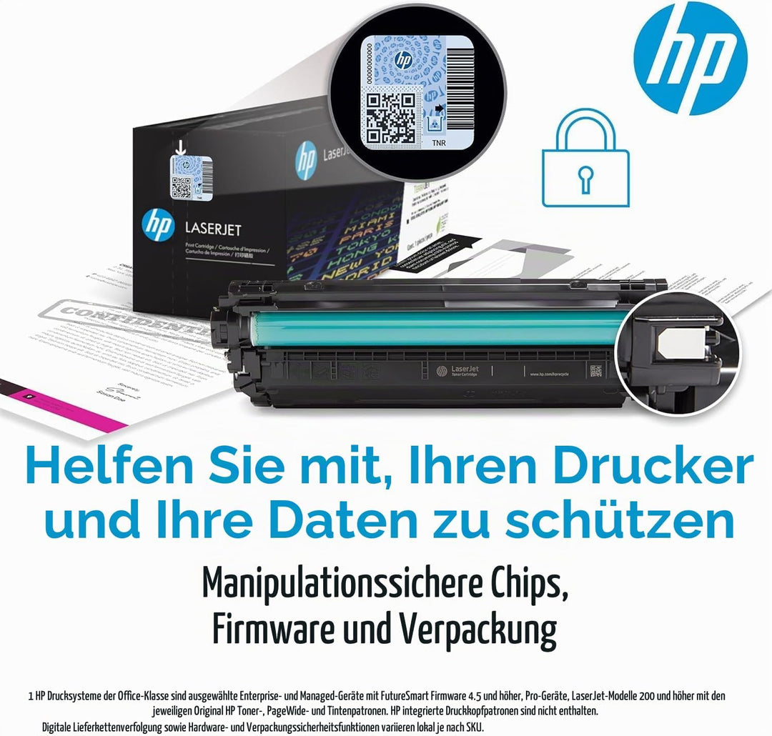 HP 201X (CF400X) Original Toner Schwarz mit hoher Reichweite für HP LaserJet Pro M252, XL Schwarz XL