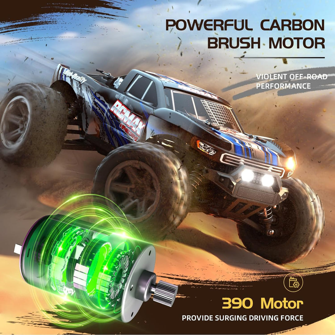 dexinco 1/14 Ferngesteuertes Auto, RC Auto,38 km/h Hochgeschwindigkeits, Wasserdichter 4x4 RC Monste