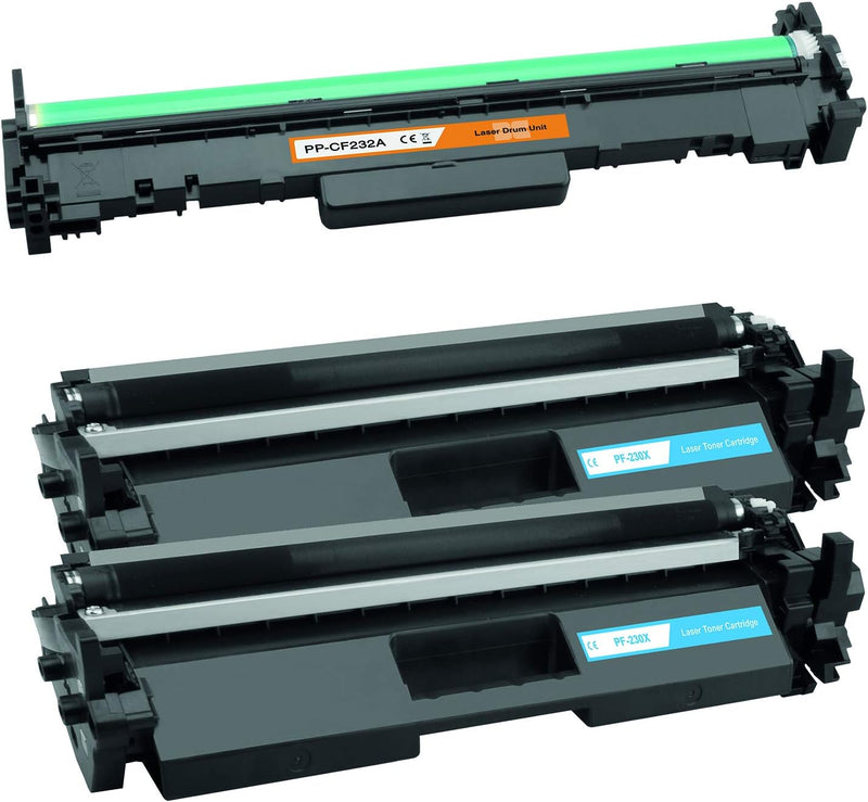 Tito-Express 2 Toner XXL & 1 Trommel für HP CF230X & CF232A | Geeignet für HP Laserjet Pro M203 M203