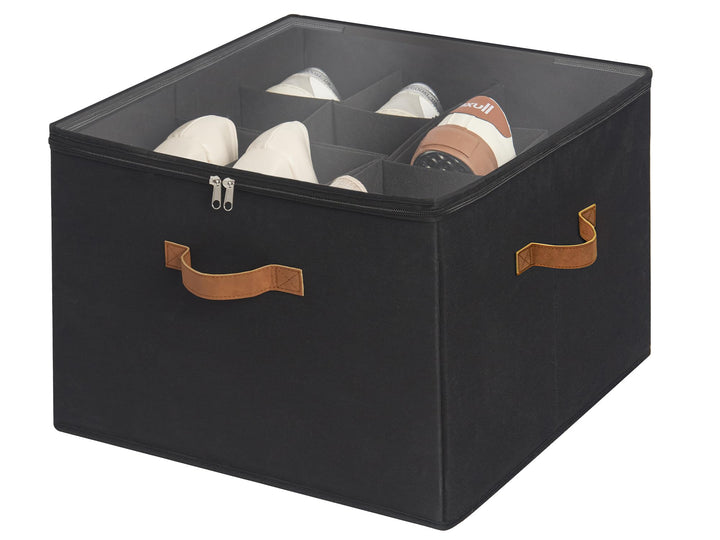 StorageWorks Schuh Organizer für Schrank, Schuhaufbewahrungsbox platzsparend für bis zu 16 Paar, Sch