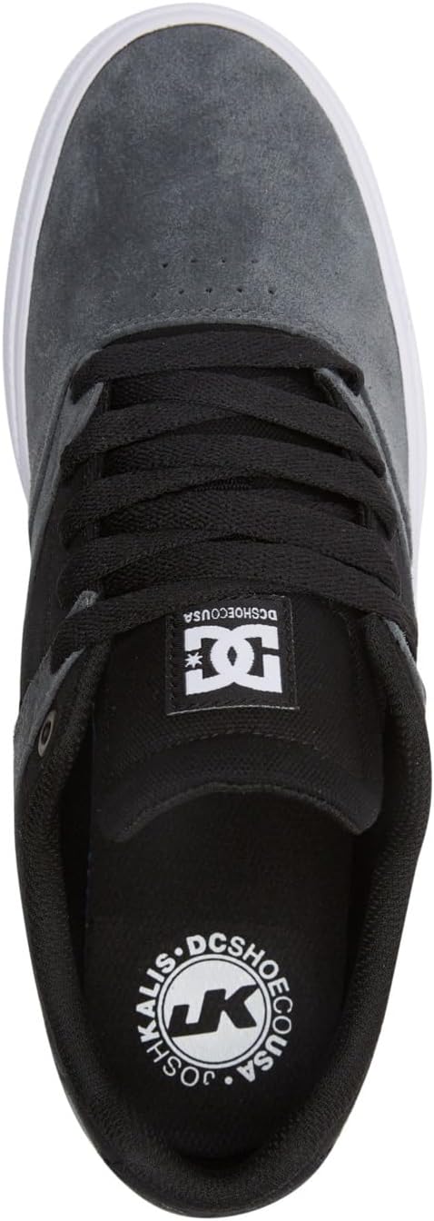 DC Shoes Herren Kalis Vulc Sneaker 42 EU Grey Black Grey, 42 EU Grey Black Grey