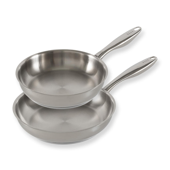 Classique Bratpfanne - Ø 24 & 28 cm - Pfannenset Induktion - Antihaft-beschichtung - Geeignet für al
