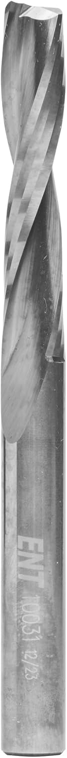 ENT 10031 Spiralnutfräser VHW, Schaft (S) 8 mm, Durchmesser (D) 8 mm, NL 42 mm, GL 90 mm D=8 / NL=42