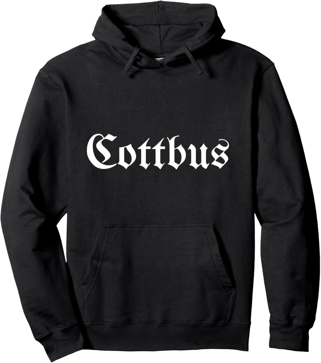 Cottbus Heimat Stadt Region Altdeutsche Schrift Pullover Hoodie