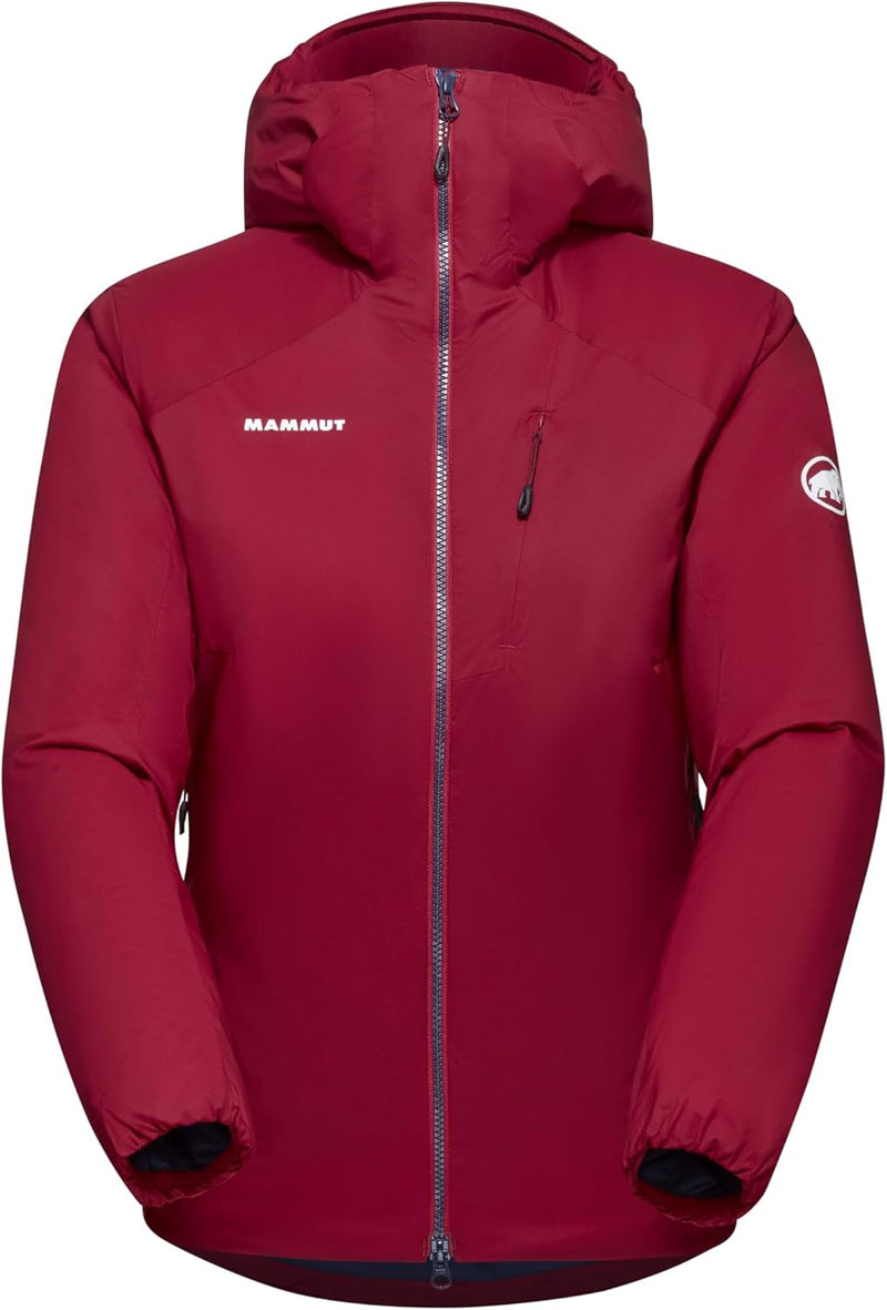 Mammut Damen Rime in Flex Hooded Jacket Women Isolationsjacke mit Kapuze S blood red, S blood red