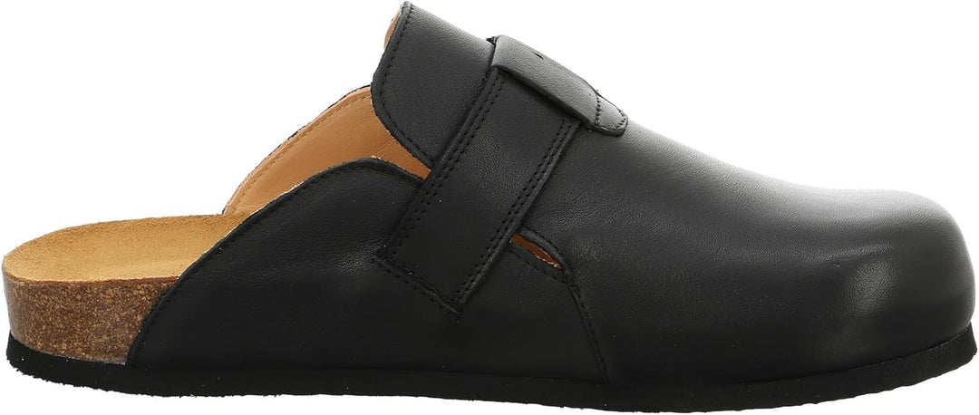 Think! Wolfi Nachhaltige Pantolette Herren Hausschuh 40 EU 0000 Schwarz, 40 EU 0000 Schwarz