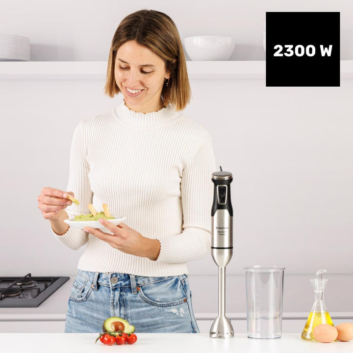 Taurus – Stabmixer HBA2300X | 2300 W | 4 Edelstahlklingen | Geschwindigkeitsregler | Turbo-Funktion