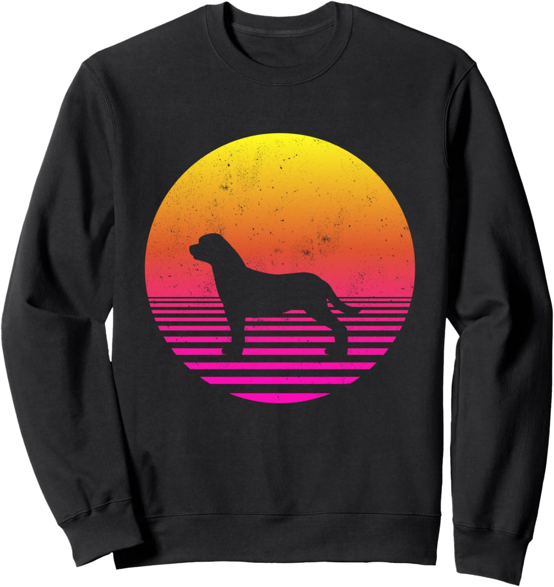 Vintage Retro Rottweiler Dog Sweatshirt