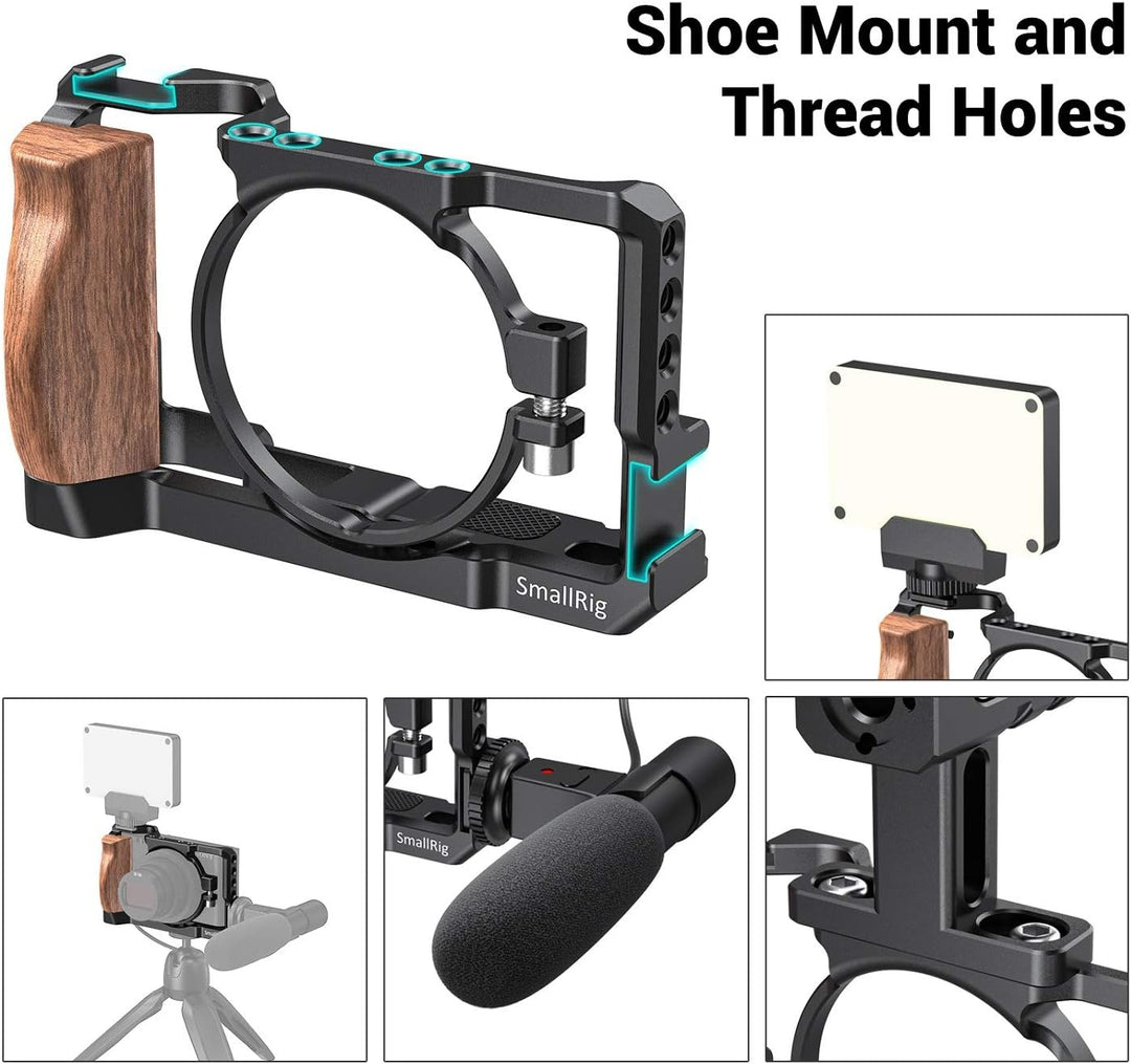 SMALLRIG Cage Käfig für Sony RX100 VII und RX100 VI Kamera - CCS2434