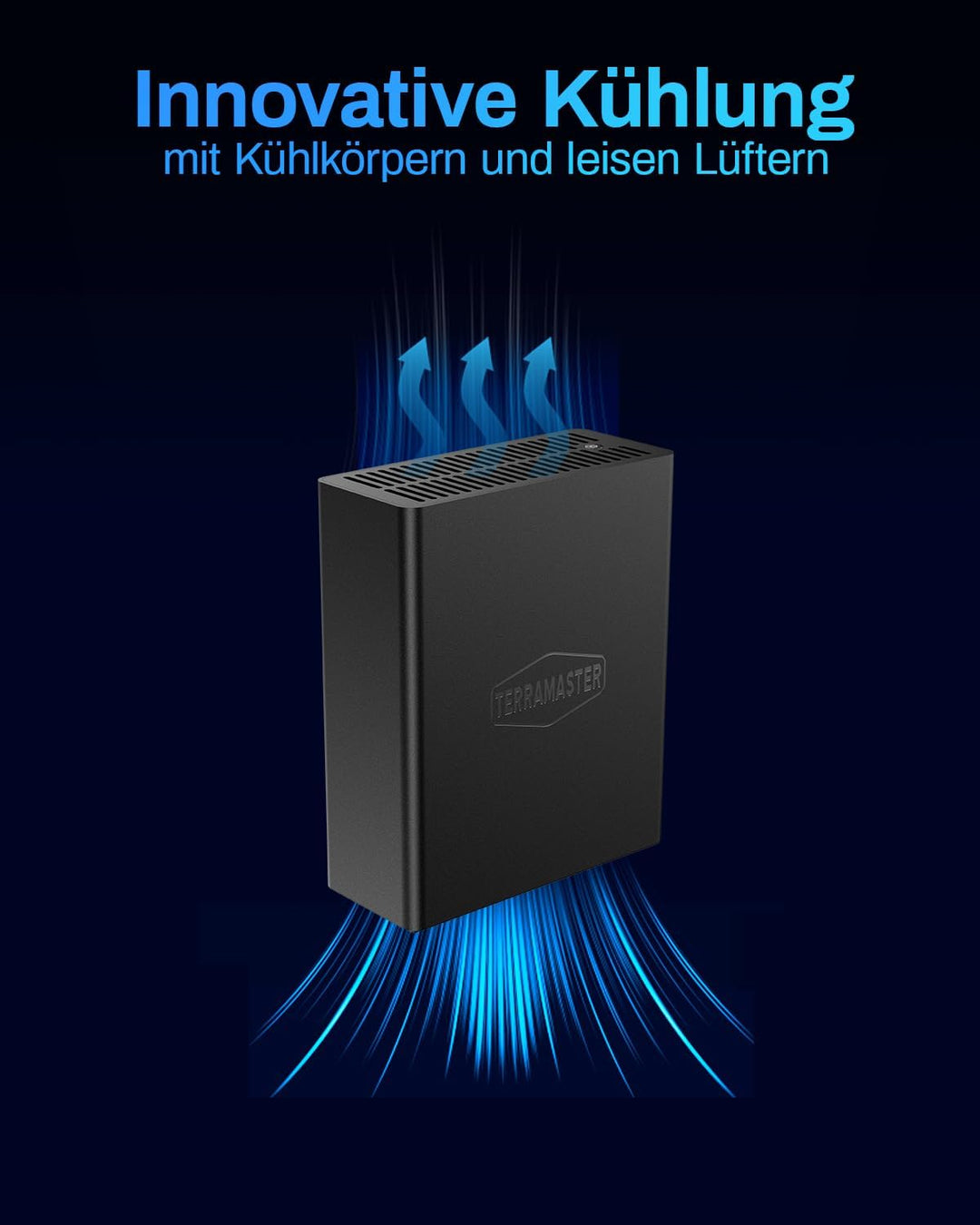 TERRAMASTER F8 SSD NAS Storage - 8Bay All SSD NAS Server N95 QuadCore CPU, 8GB DDR5 RAM, 10GbE Port,