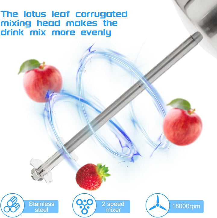 Standmixer Milchshake Maker Drink Mixer 180W Elektrischer Standmixer Mixer Smoothie Maker Milchshake