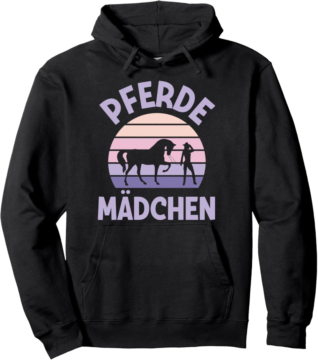 Pferdemädchen Reiten Mädchen Pferde Reiter Spruch Pullover Hoodie