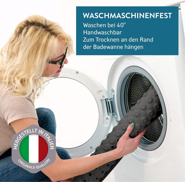 Tatkraft Detail - Haltbar Gummi rutschfest Duschmatte - 60x60 cm - Antirutschmatte Dusche oder Badew