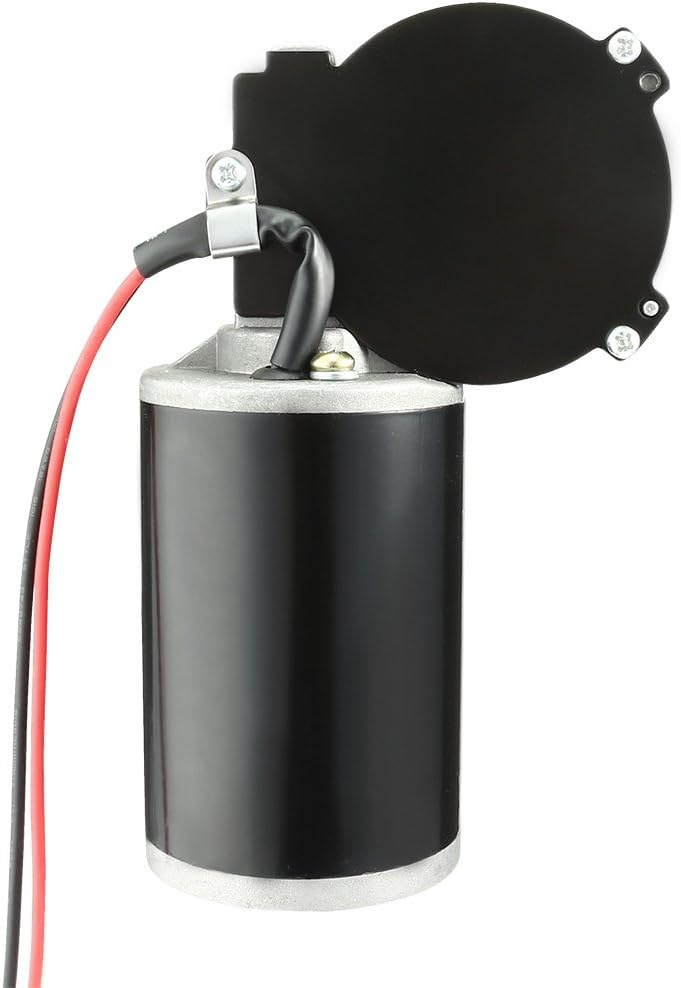 sourcing map DC36V 80W40RPM Drehzahlmindernd Hohe Drehmoment Umkehrbar Elektro Getriebe Motor DE de