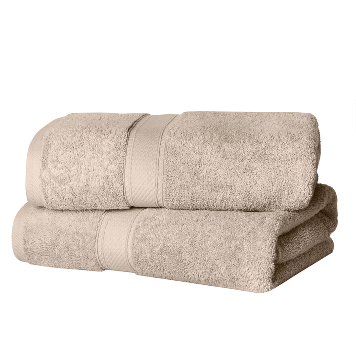 SUPERIOR Ägyptische Baumwolle Handtuch-Set, Stein, 2PC Bath, 2, Stein