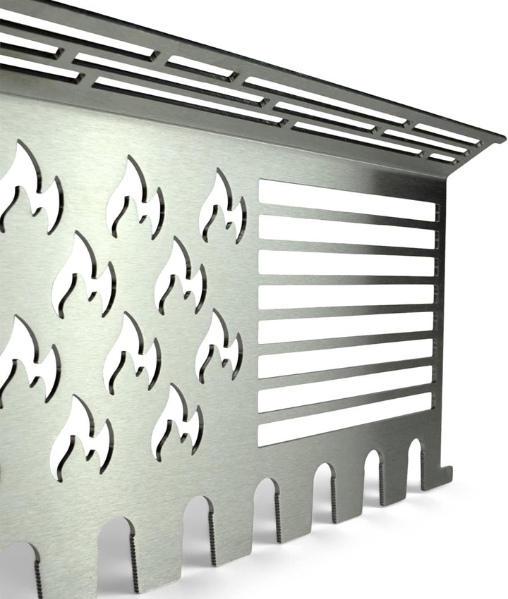 Grillrost.com Das Original Edelstahl Multistation | Warmhalterost für Broil King Baron/Regal/Imperia