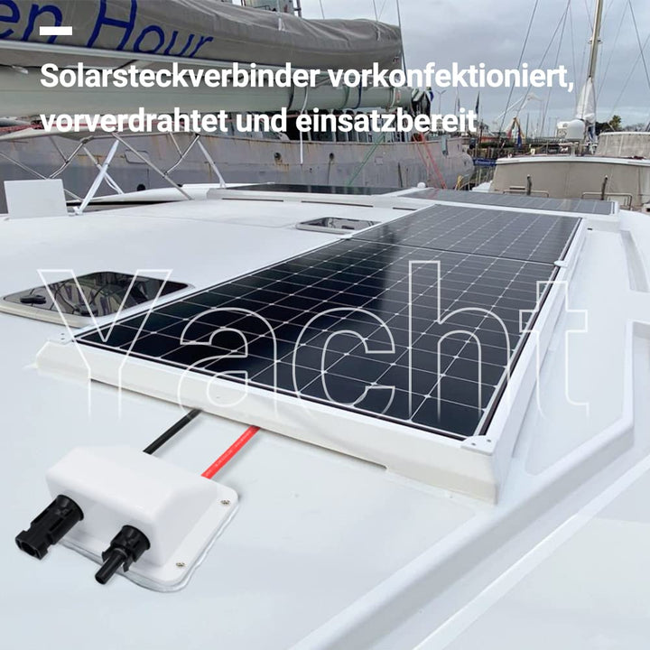 Slocable ABS Double Solar Kabeleinführung Gehäuse mit weichem Kupferkabel, Anti-Wetter und UV-Bestän