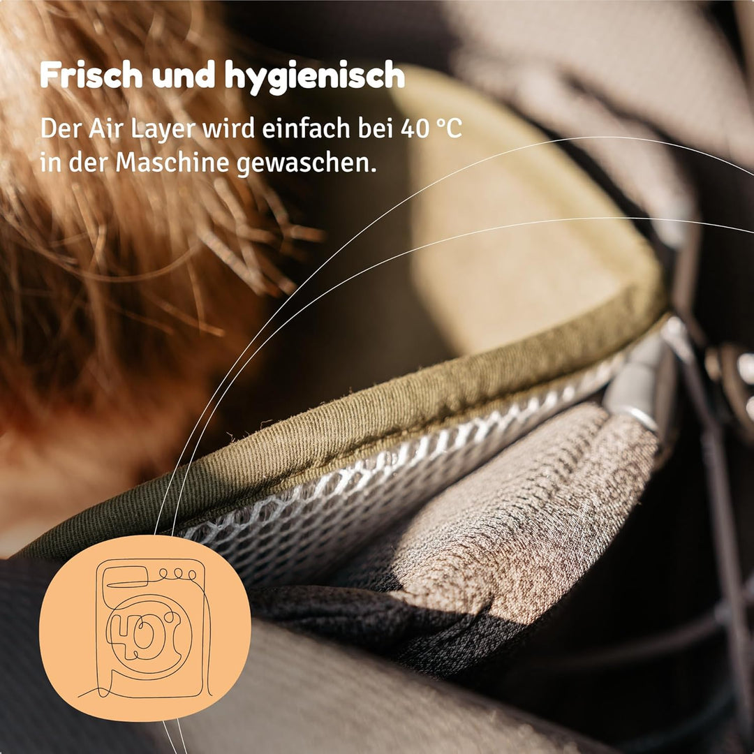 Aeromoov - Baby Sitzauflage Air Layer - Einlage Für Autositz oder Kinderwagen - Gruppe 2/3 - Antisch