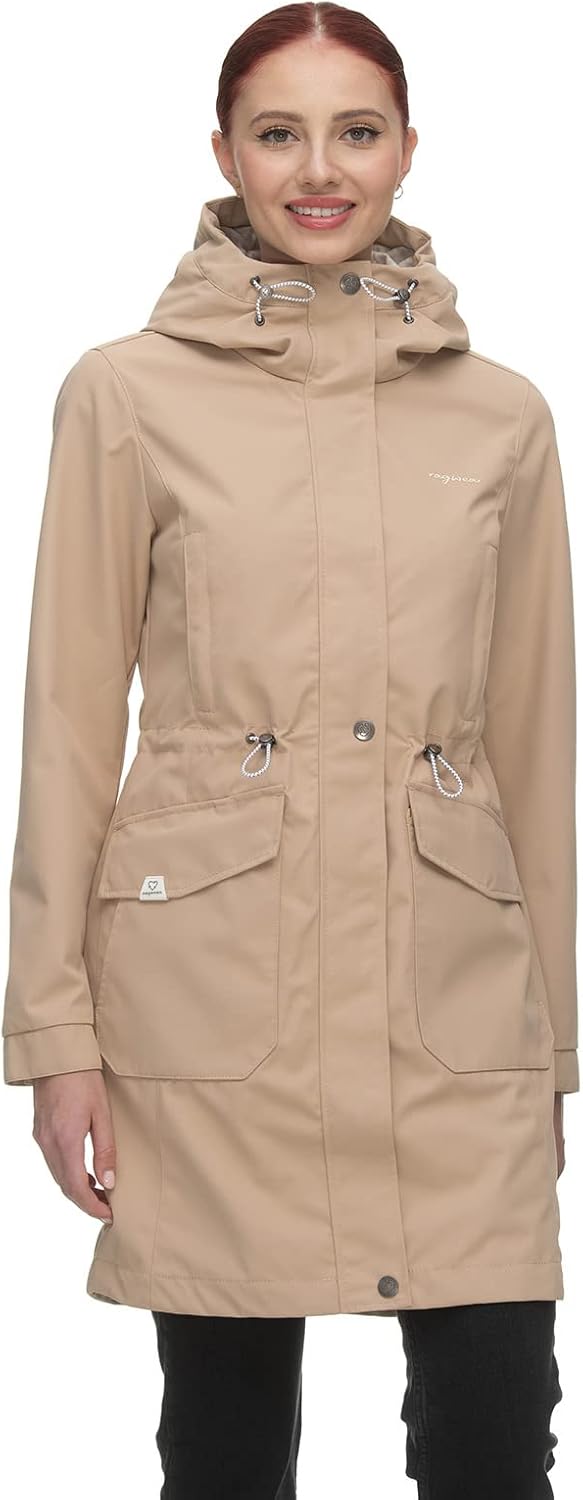 Ragwear SUMMER RELOVED REMAKE Damen Frauen Parka,Mantel,Übergangsmantel,Übergangsjacke mit Kapuze XS