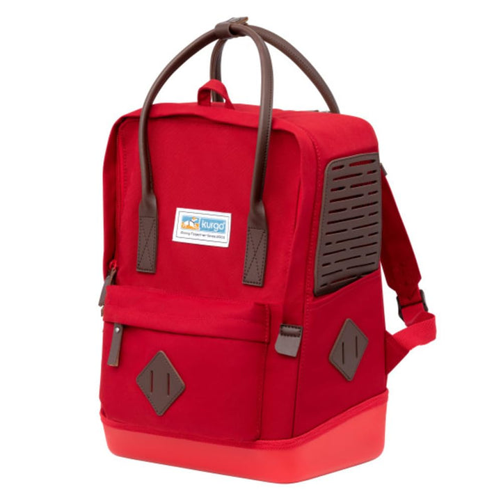 Kurgo Nomad Carrier Rucksack - Flugzeugtaugliche Hundetasche - Leichter Rucksack für Haustiere mit w