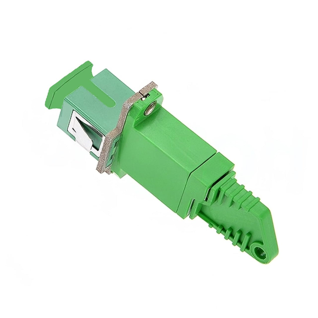 Elfcam® - Glasfaser-Adapter Singlemode Simplex E2000/APC Female/Buchse auf SC/APC Female/Buchse, 1 S