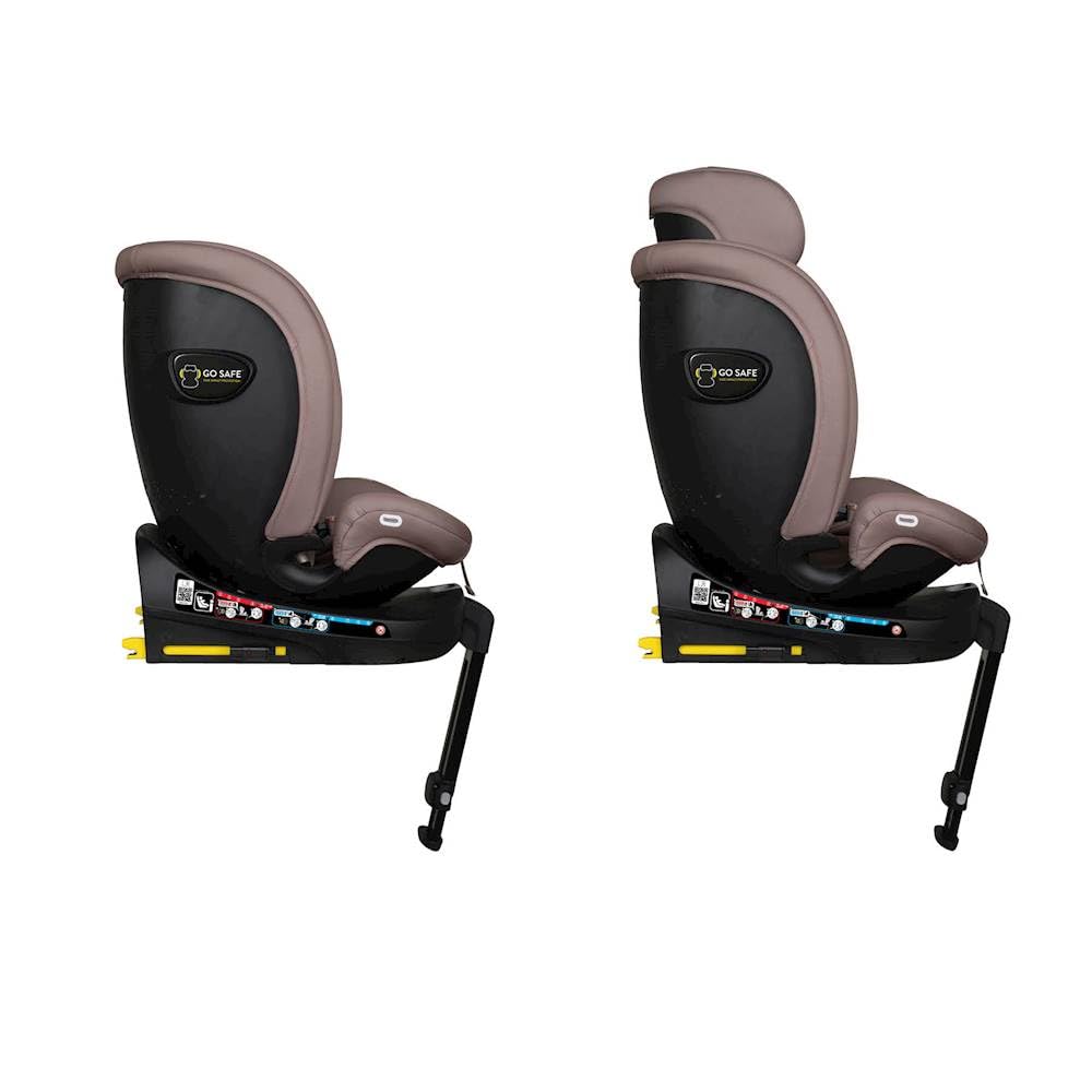 COSATTO Come &amp; Go 2-360° drehbarer Autositz, Geburt bis 4 Jahre (0-105 cm), Gruppe 0/0+/1 ISOFIX int
