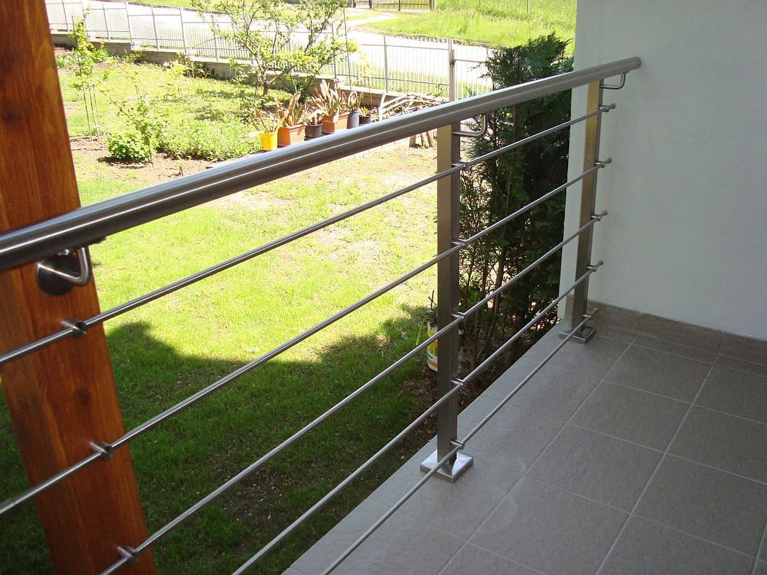 Sellon24® Edelstahl Bodenflansch 105x105 Bodenanker eckig Rohr 40x40 mm Geländer Pfosten V2A geschli
