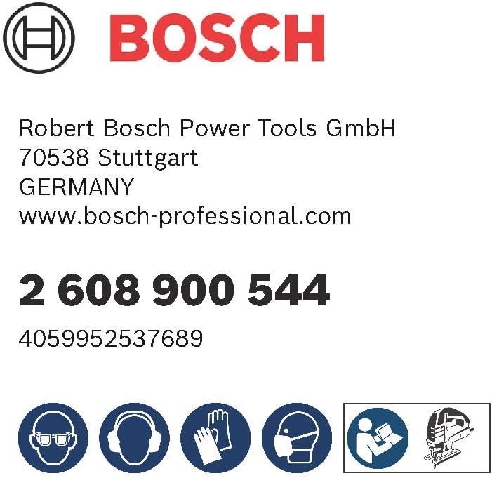 Bosch 5x EXPERT Hardwood 2-side clean T308BF Stichsägeblatt (für Kunststoffbeschichtete Platten, Mul