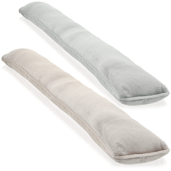 COM-FOUR® 2X Zugluftstopper für Tür und Fenster - Microfaser Windstopper- Energie sparen mit Luftzug