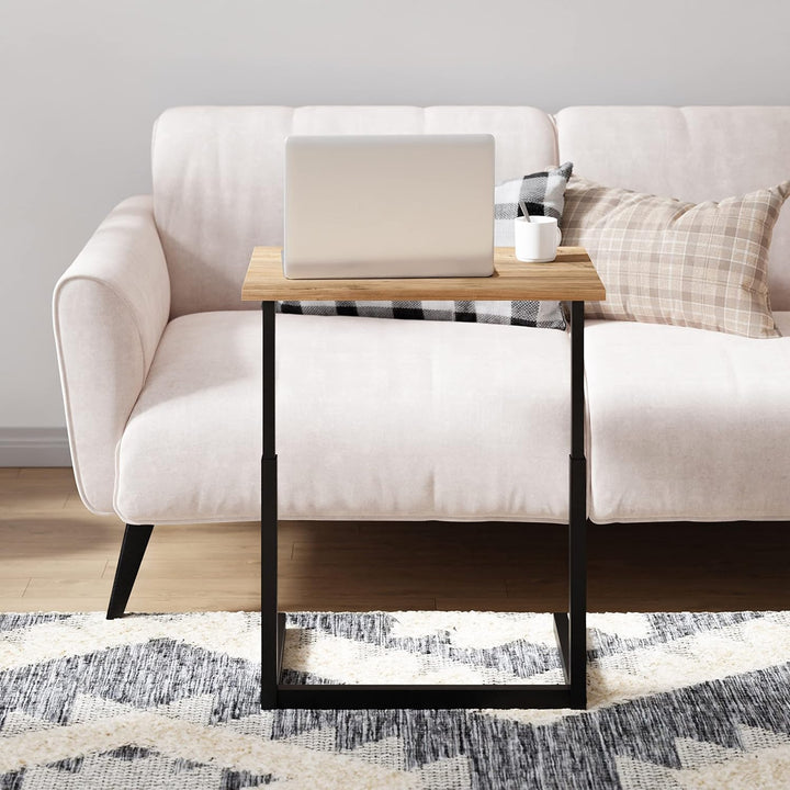 furniChic Beistelltisch Höhenverstellbar Couchtisch Sofatisch Laptoptisch Kaffeetisch Wohnzimmertisc