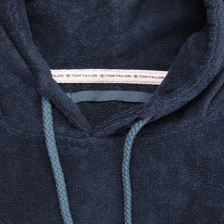 TOM TAILOR Surf Poncho für Damen und Herren, S-M, 100% Baumwolle/ Frottier, Badeponcho mit Kapuze, B