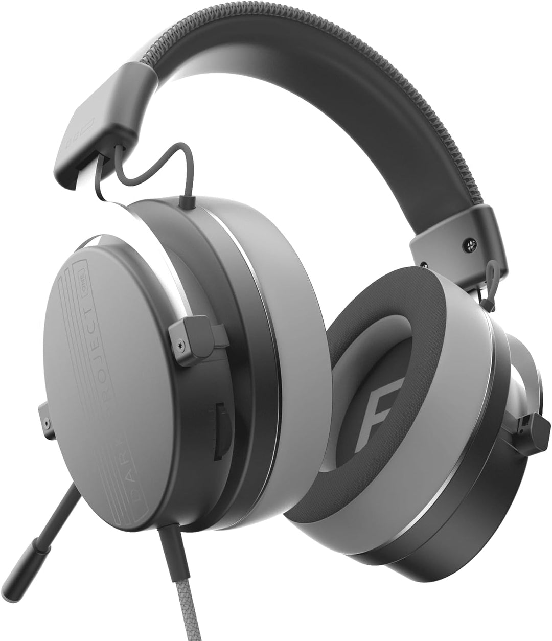 Dark Project VEXO Kabelgebundenes Gaming-Headset | 3,5-mm-Audiobuchse | Zweikammer-50-mm-Treiber mit