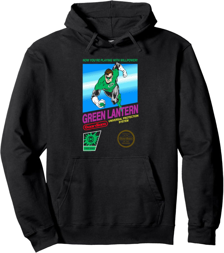 Green Lantern Box Art Pullover Hoodie
