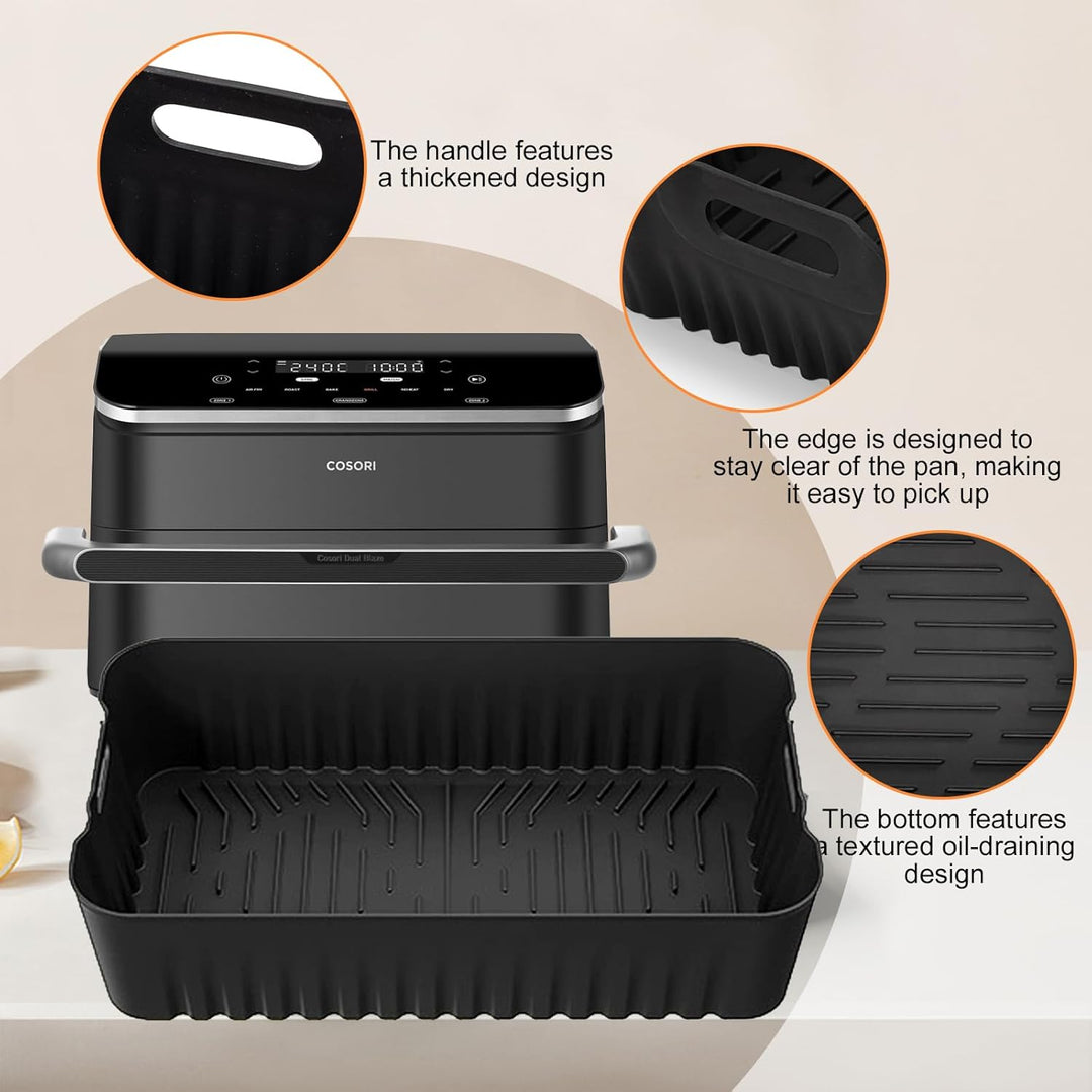 Cosori Heissluftfritteuse Zubehör Airfryer Zubehör für Cosori Heissluftfritteuse 10L Einschliesslich