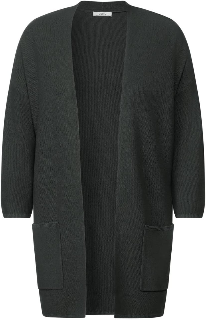 Cecil Damen Longcardigan M Easy Khaki, M Easy Khaki