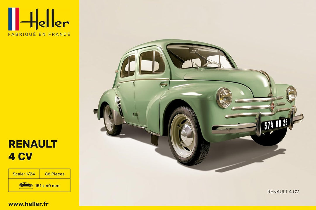 Heller 80762 Modellbausatz Renault 4 CV