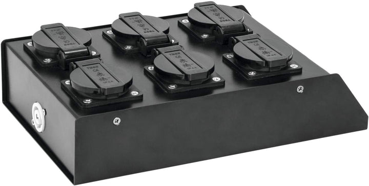 EUROLITE SAB-61 Stromverteiler | Roadtauglicher 6-fach Stromverteiler mit P-Con Ein- und Ausgang