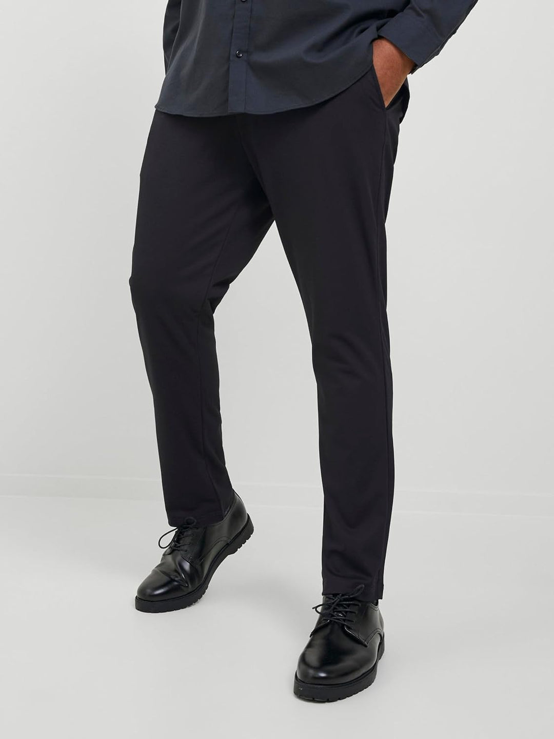 JACK &amp; JONES Herren Jpstmarco Jjdave Lc Noos Pls Chino-Hose, Navy Blazer