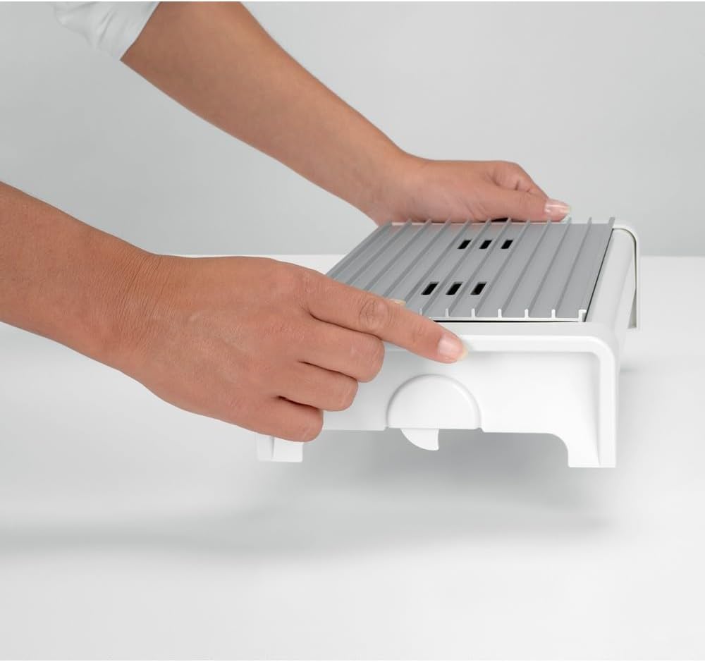Brabantia 477164 Speisewärmer 2 Kerzen, weiss, 40 x 20 x 10 cm