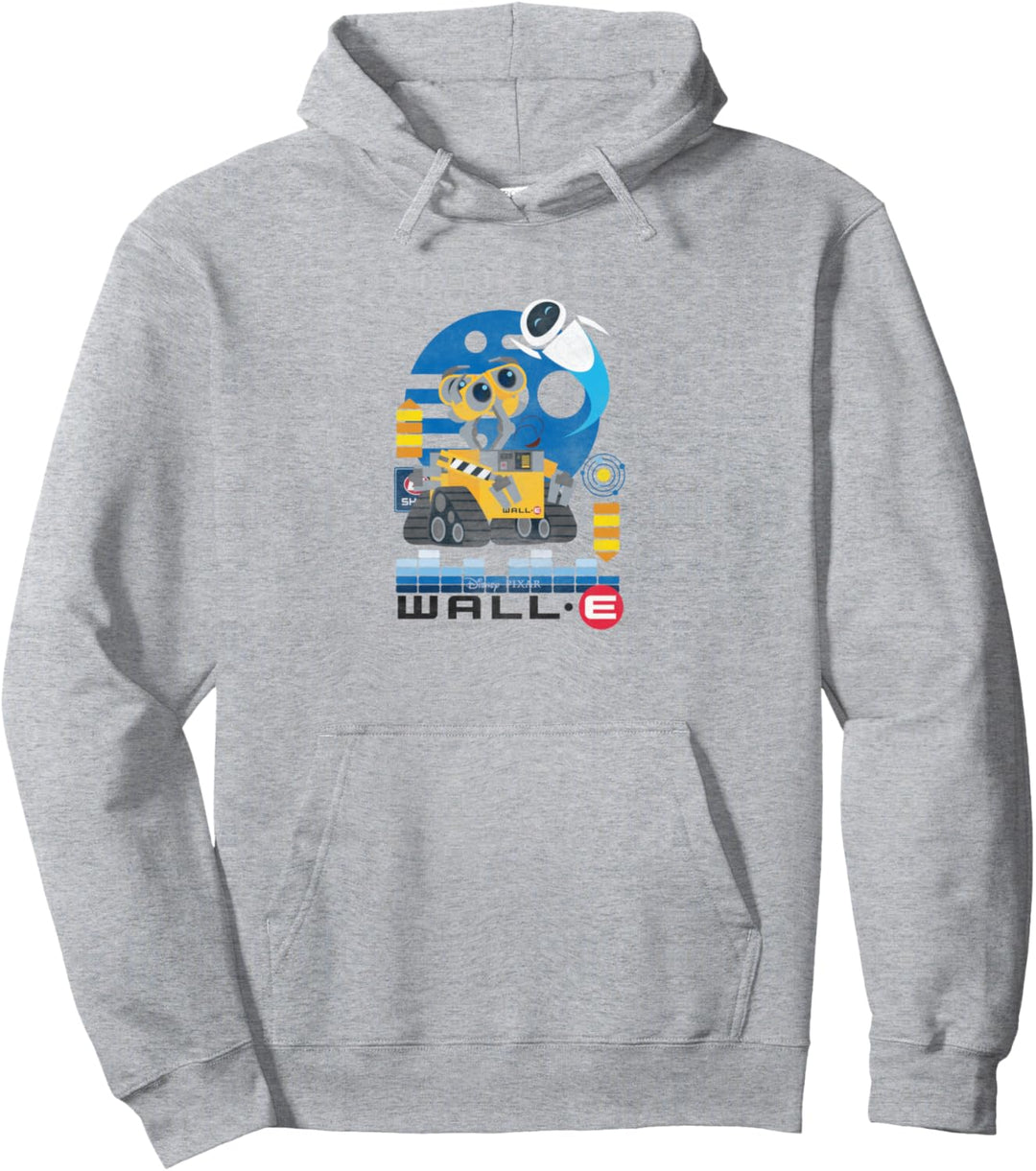 Disney Pixar Wall-E Eve Cartoon Art Pullover Hoodie