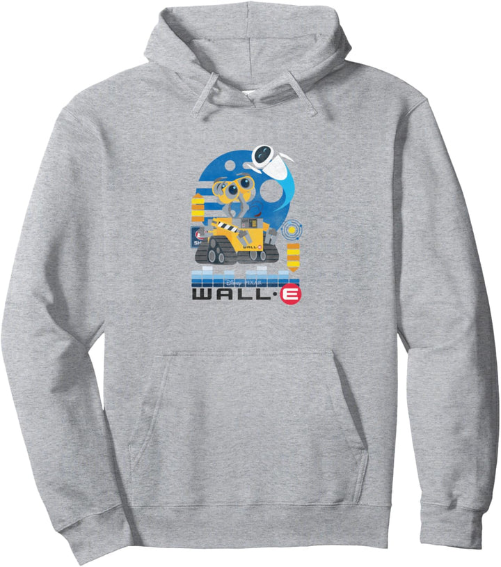 Disney Pixar Wall-E Eve Cartoon Art Pullover Hoodie