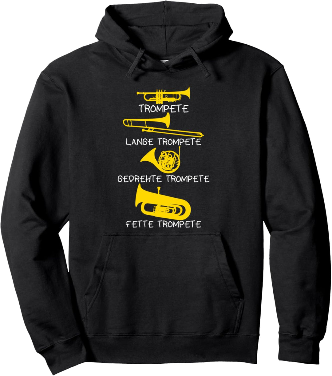 Arten von Trompeten - Trompete Geschenk, Lustiges Trompete Pullover Hoodie