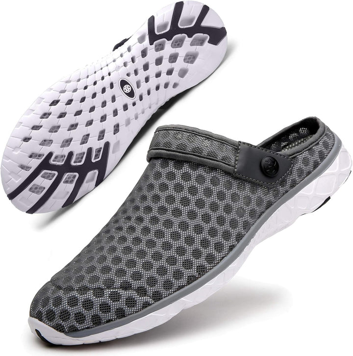 Unisex Clogs Hausschuhe Atmungsaktiv Mesh Pantoletten Sommer Beach Freizeit Schuhe rutschfest Weiche