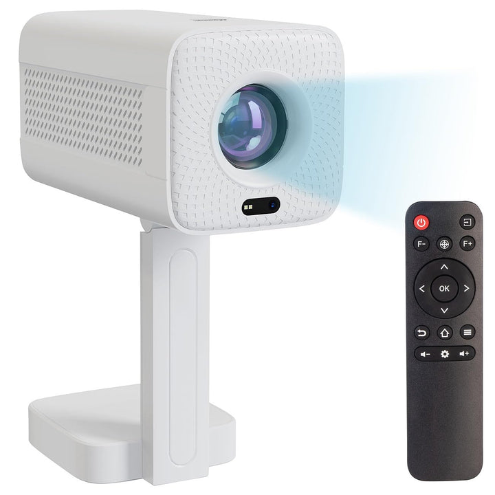 Projektor: WLAN-LED-Mini-Beamer, Full HD nativ, 200 ANSI-lm, 4.800 lm, Bluetooth (LED Heim Beamer, M