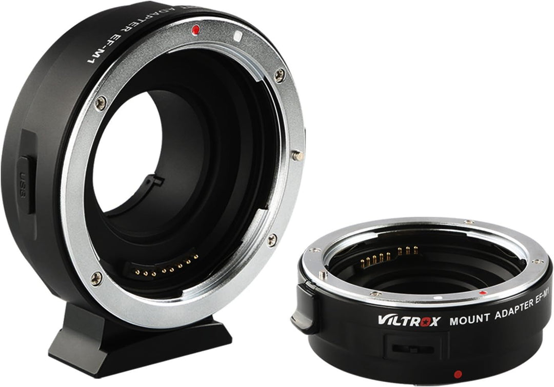 VILTROX EF-M1 Autofokus AF Objektiv Adapter Konverter mit Blendeneinstellung für Canon EF EF EF-S Ob
