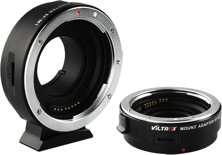 VILTROX EF-M1 Autofokus AF Objektiv Adapter Konverter mit Blendeneinstellung für Canon EF EF EF-S Ob
