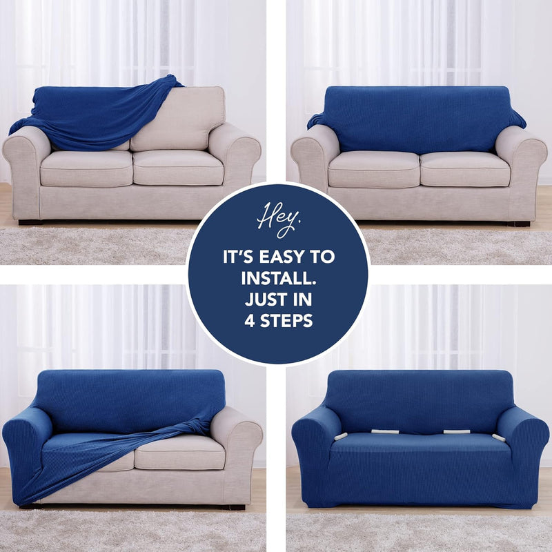 Deconovo Sofabezug Sofa Überzug Sofaüberwurf Sofa Cover Sesselbezug Sofahusse Sofa Abdeckung Super E